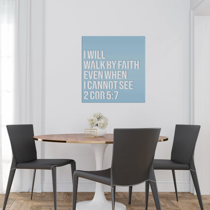 Christian Wall Art - 2 Corinthians 5:7 -Bible Verse