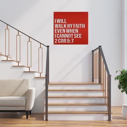 Christian Wall Art - 2 Corinthians 5:7 -Bible Verse