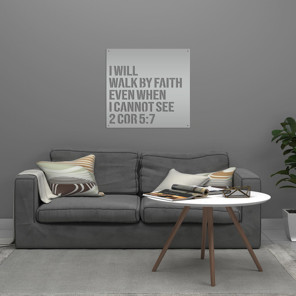 Christian Wall Art - 2 Corinthians 5:7 -Bible Verse