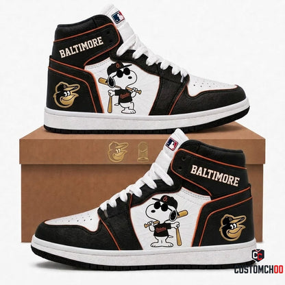 Snoopy MLB 30-Team Fan Canvas High Top JD1