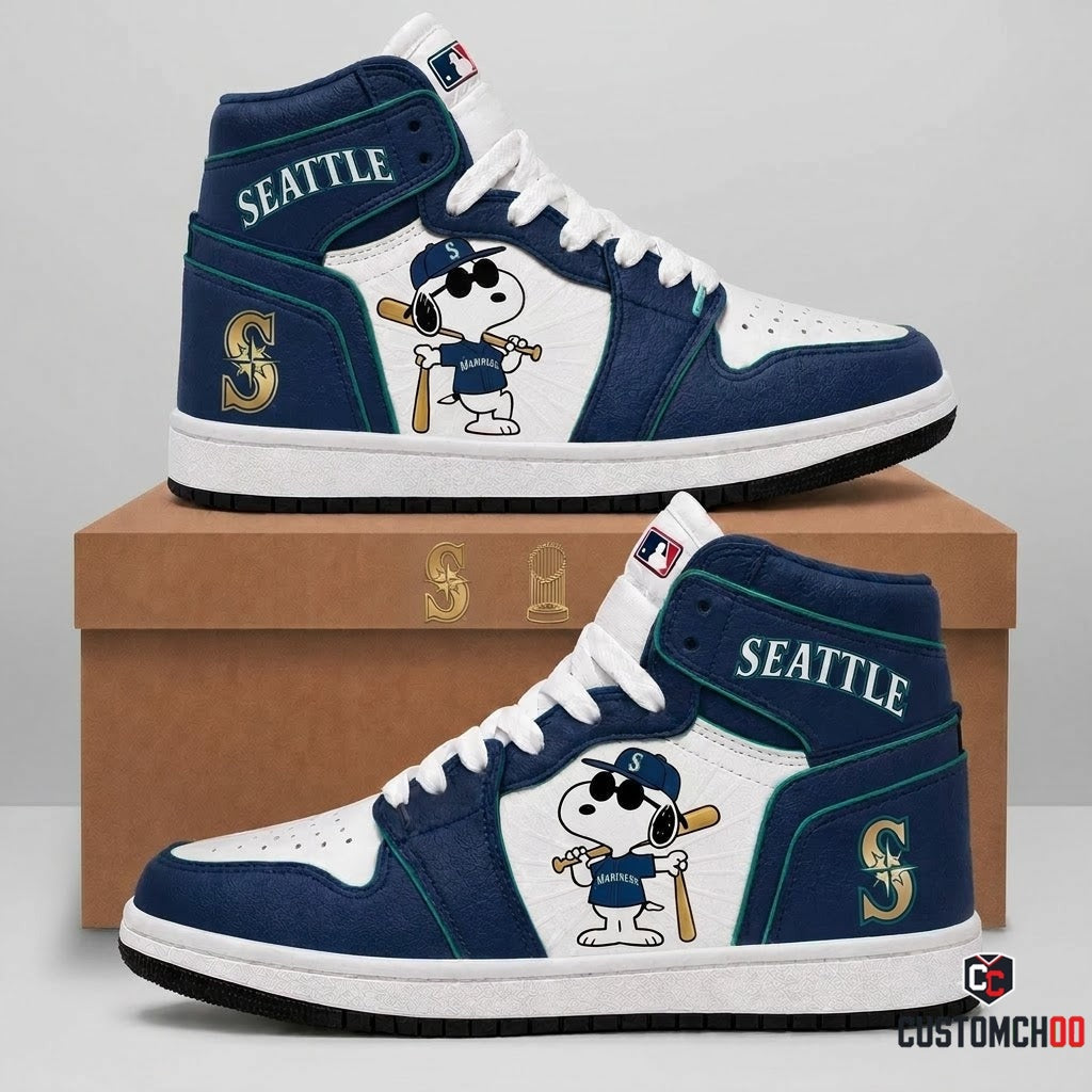 Snoopy MLB 30-Team Fan Canvas High Top JD1