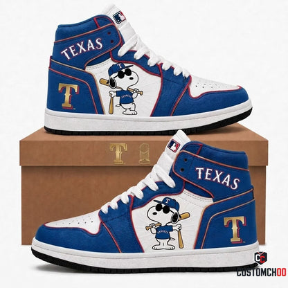 Snoopy MLB 30-Team Fan Canvas High Top JD1