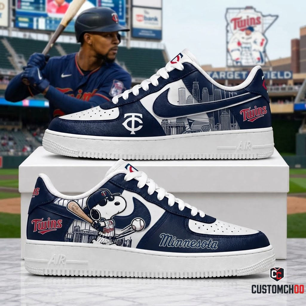 MLB Snoopy Fan Sneakers AF1 | Baseball Team Shoes Gift