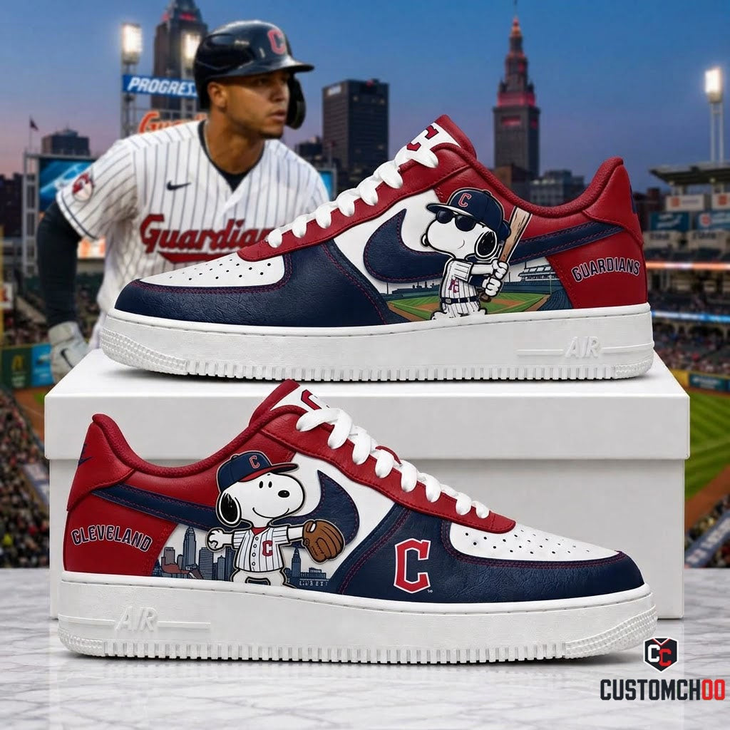MLB Snoopy Fan Sneakers AF1 | Baseball Team Shoes Gift