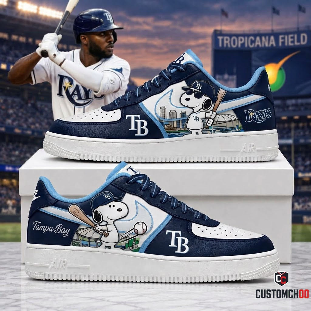 MLB Snoopy Fan Sneakers AF1 | Baseball Team Shoes Gift