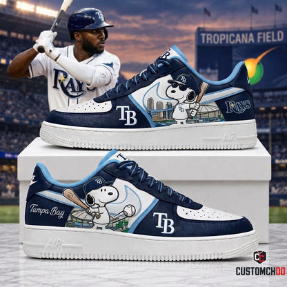 MLB Snoopy Fan Sneakers AF1 | Baseball Team Shoes Gift