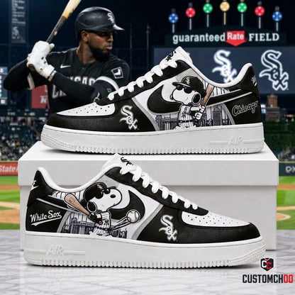 MLB Snoopy Fan Sneakers AF1 | Baseball Team Shoes Gift