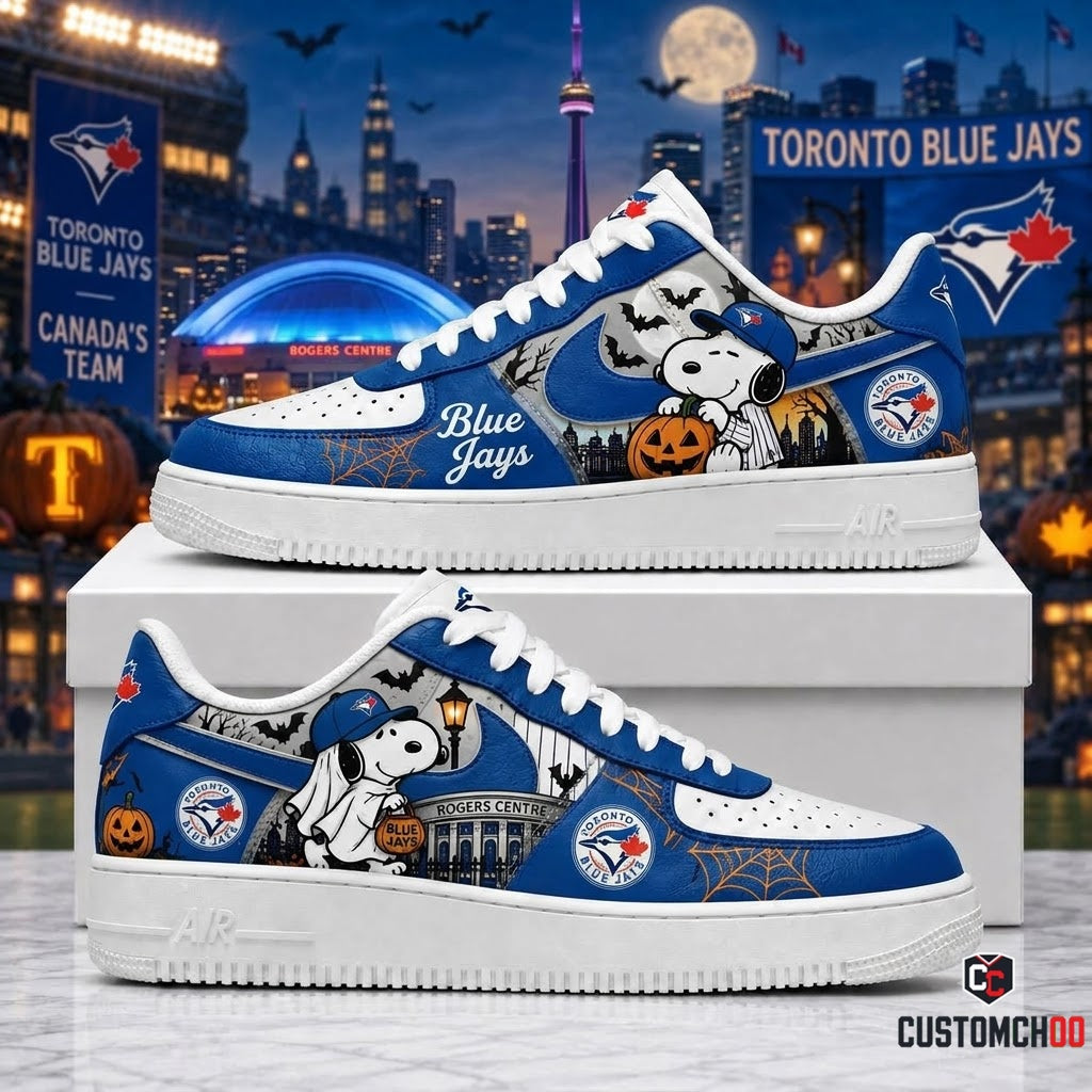 Halloween Edition - MLB Snoopy Fan JD1 | Baseball Team Shoes Gift