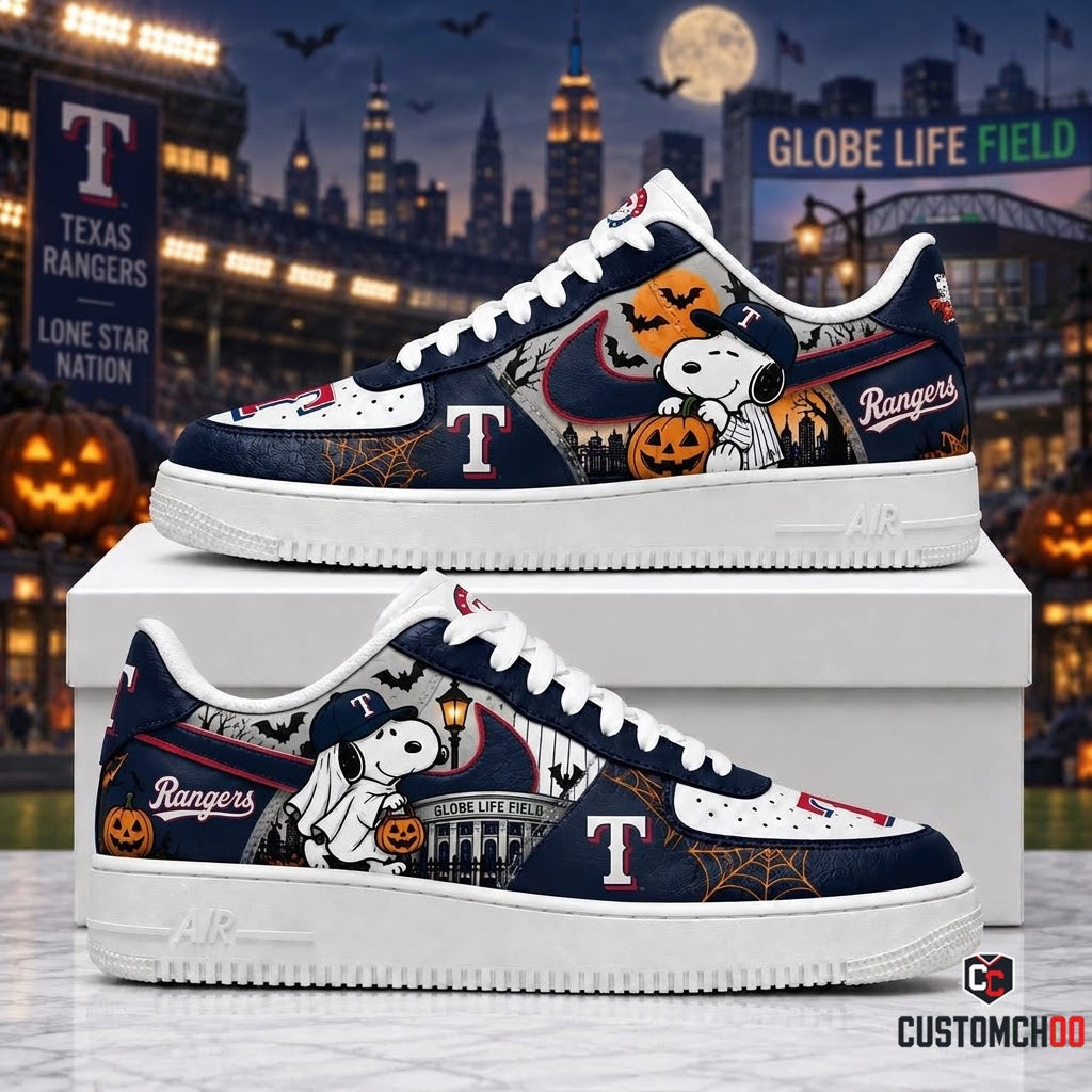 Halloween Edition - MLB Snoopy Fan JD1 | Baseball Team Shoes Gift