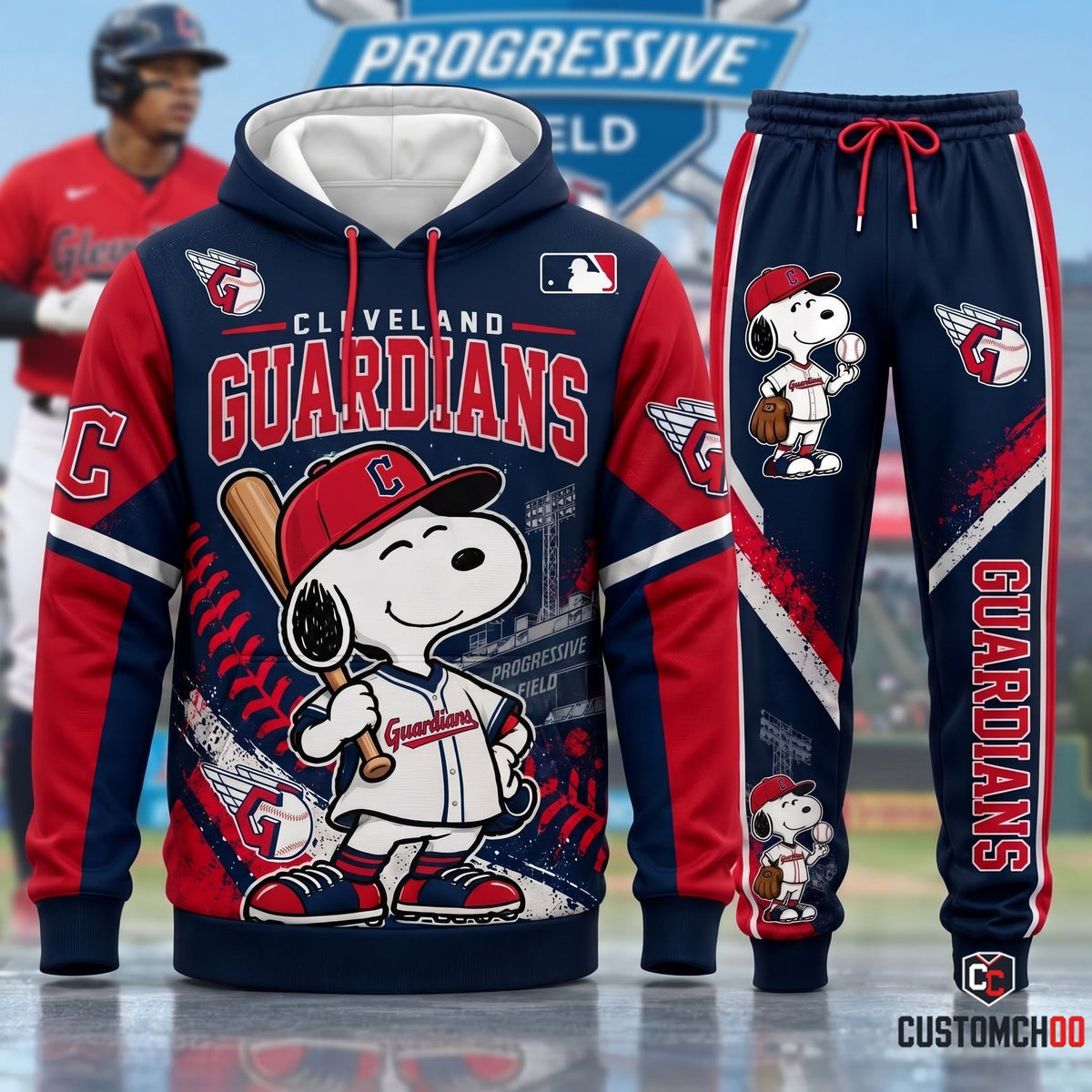 MLB Sport Fan Set — Hoodie & Sweatpants Set | All 30 Teams Available -Ver2