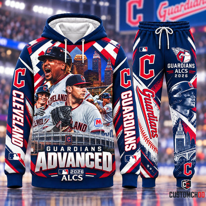 Cleveland Guardians Fan Set — Hoodie & Sweatpants Tracksuit