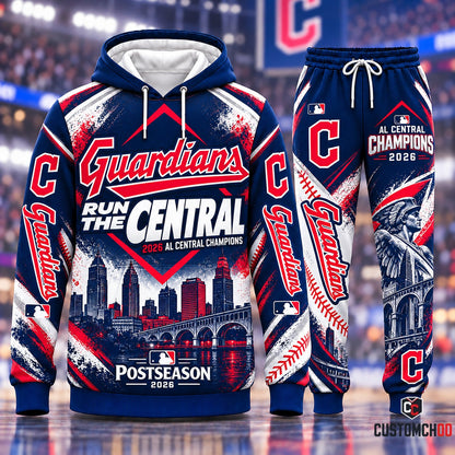 Cleveland Guardians Fan Set — Hoodie & Sweatpants Tracksuit